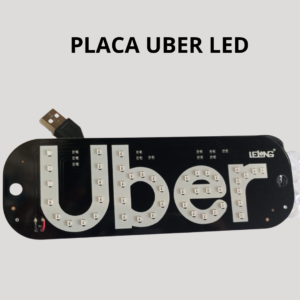 PLACA LED UBER